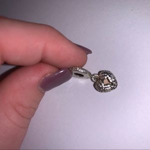 PANDORA dangling heart locket charm